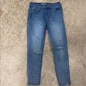 Levi Wedgie Skinny Jeans
